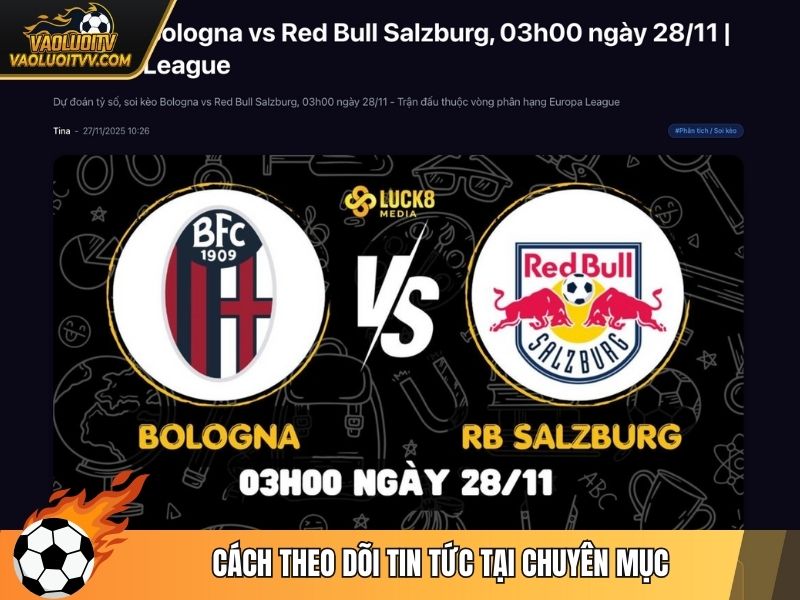 Cách theo dõi tin tức tại chuyên mục