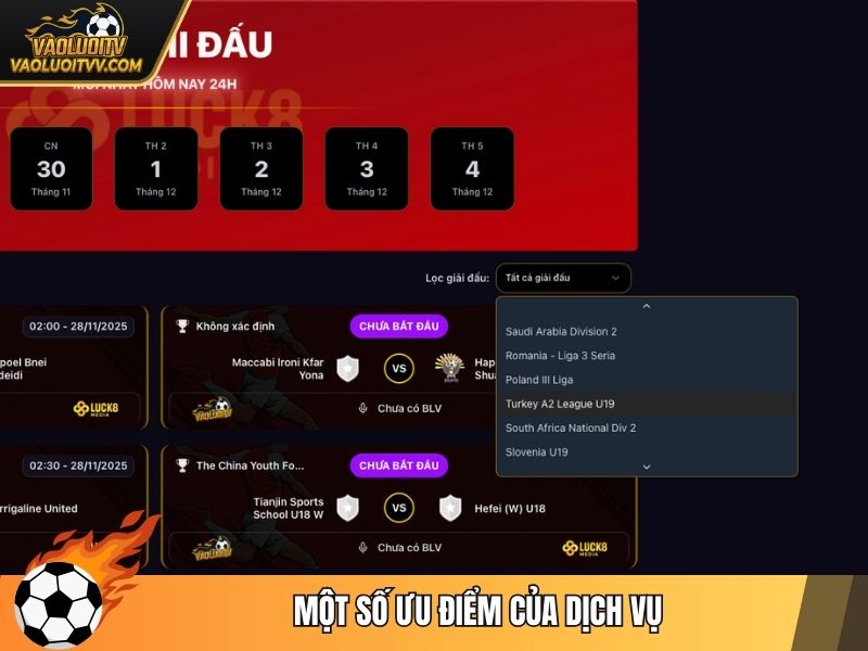 Một số ưu điểm của dịch vụ